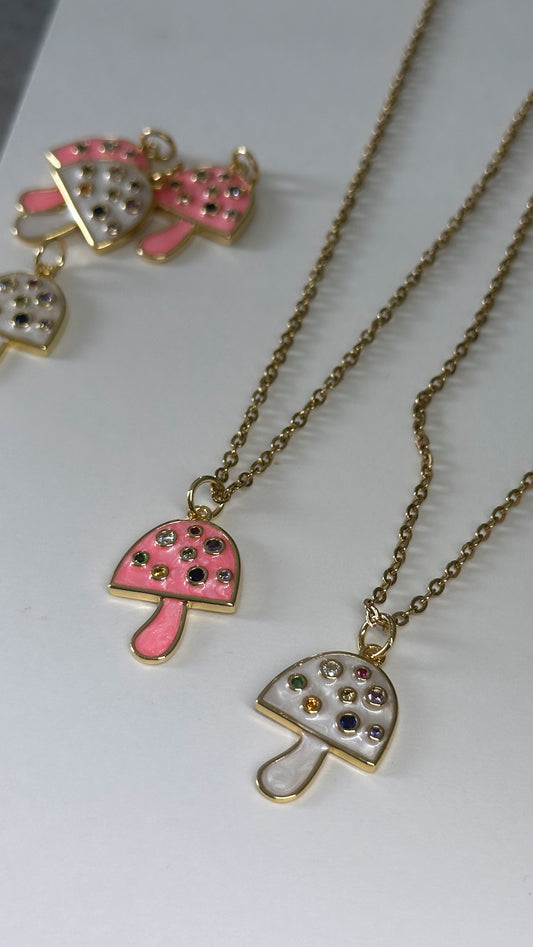 Mushroom Necklace